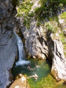 A waterfall near Vranë.                          